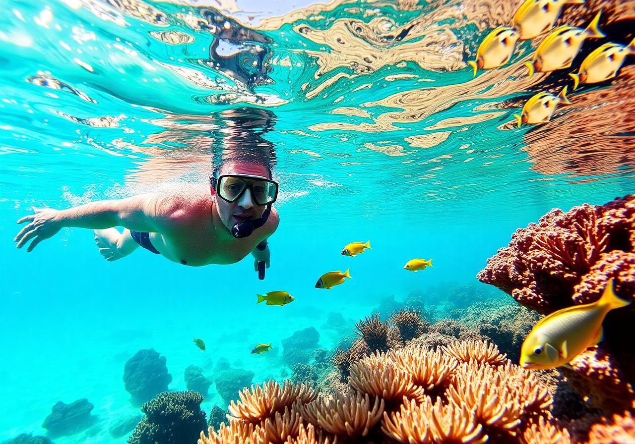 Snorkeling the Mesoamerican Reef from Cancun