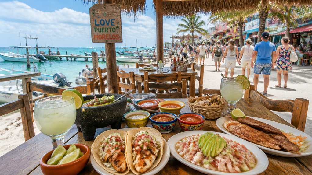 beachfront breakfasts ceviche tacos