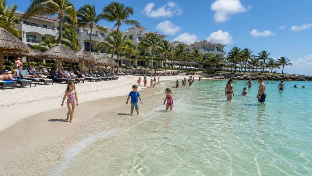 calm family friendly playa mujeres