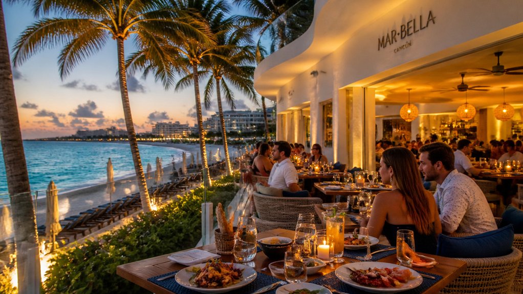canc n hotel zone dining highlights