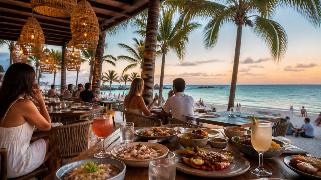 canc n s upscale diverse dining scene