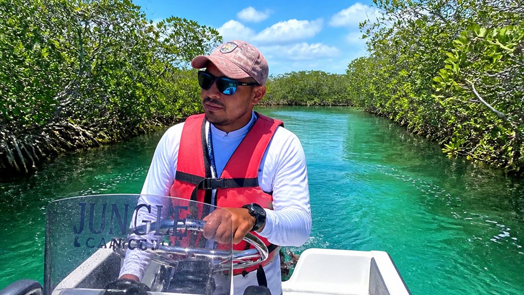 Cancun Jungle Tour Speedboat Guide