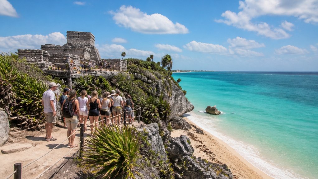 cliffside mayan ruins daytrip