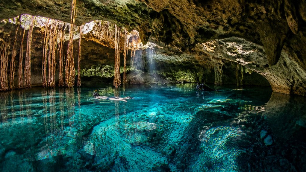 crystal lit cavern snorkeling haven