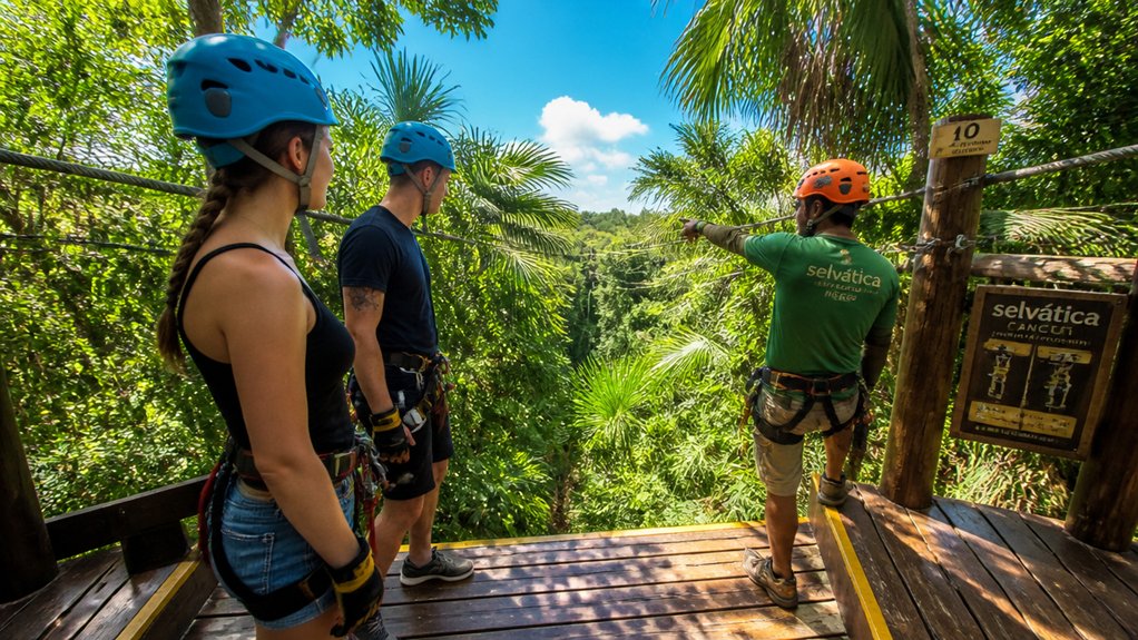 half day cancun zipline tours