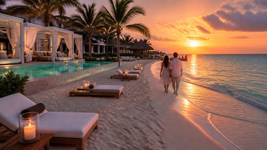 polished beachfront adults only romance