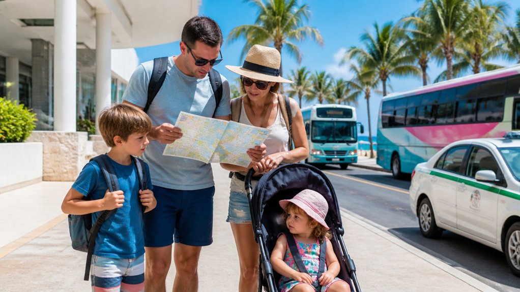 shuttle based family friendly cancun transit