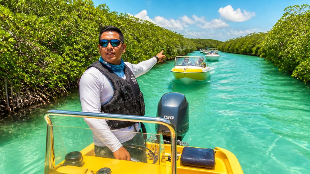 speedboat mangrove to reef adventure