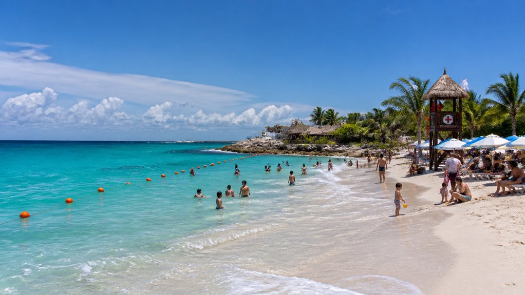 sun safe hydrated cautious beachgoers