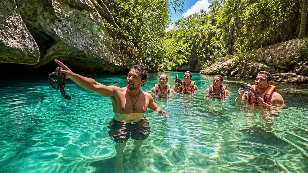 whale sharks cenotes reefs