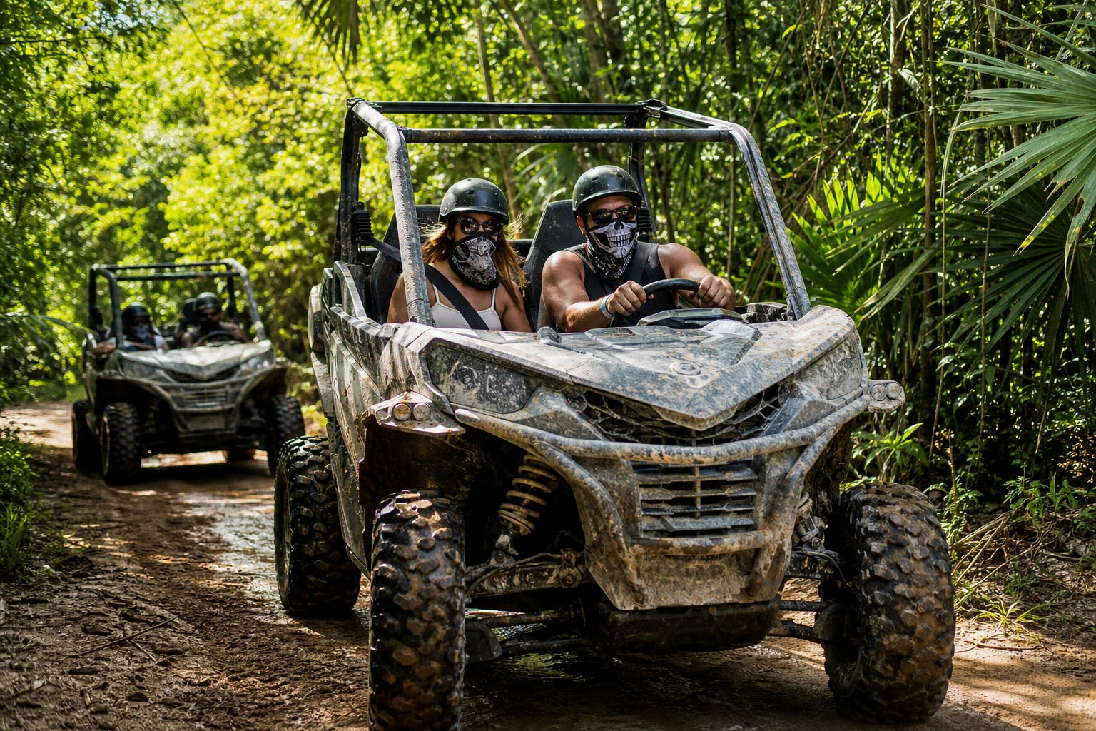 Cancun ATV Zipline and Cenote Combo Tour
