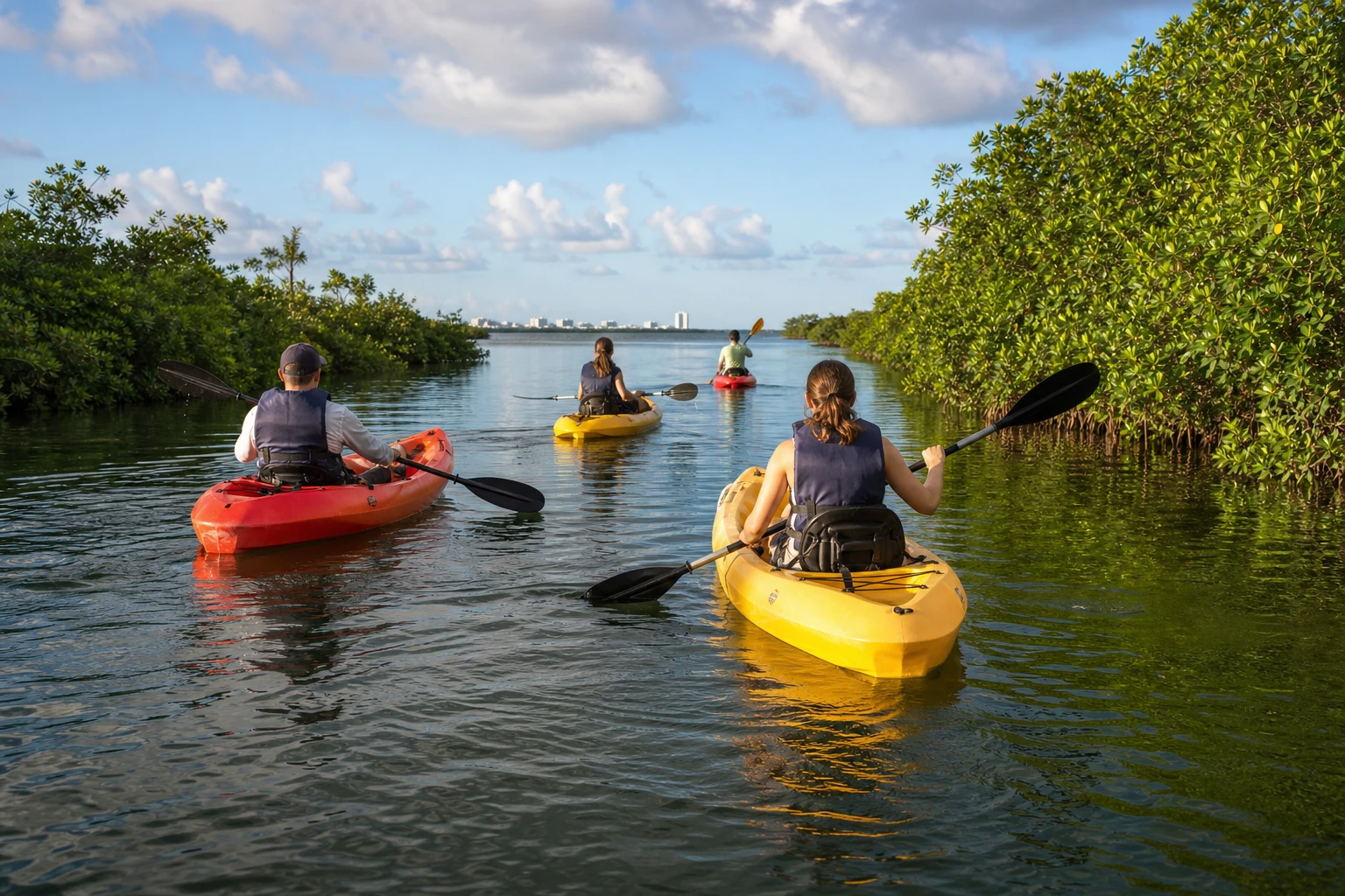 Nichupte Lagoon Kayak Tour