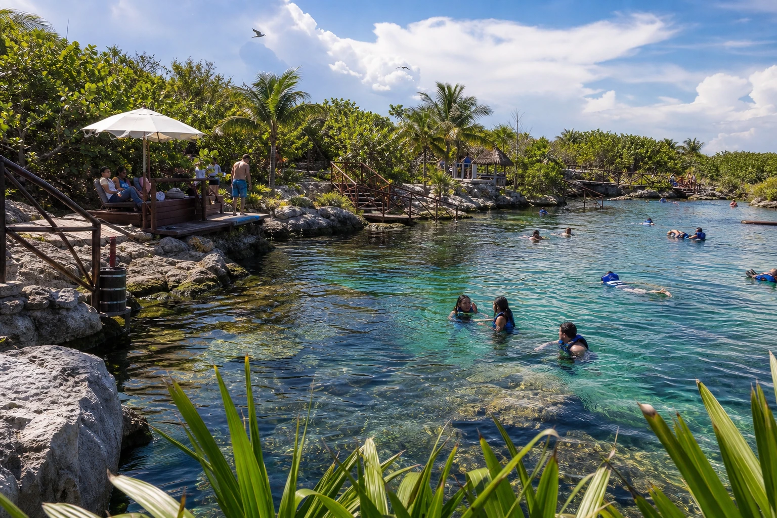 Xel-Ha Tour With Transportation From Cancun